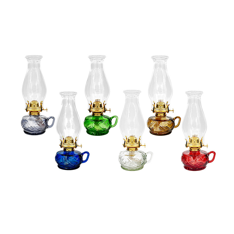 Большая стеклянная керосиновая лампа с ручкой, подсвечник, масляная лампа, атмосферная лампа для внутреннего и наружного освещения, экспортируемая в Европу и Америку