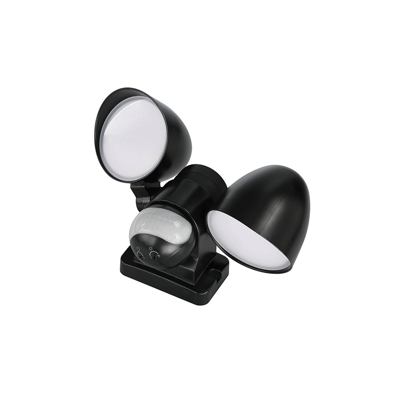 Remote control Cup type double head human body induction lamp outdoor courtyard wall lamp garden villa swimming pool projection lamp manufacturers