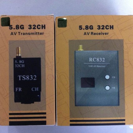 40 frequency 5.8G picture transmission RC832 receiver, compatible with all 5.8G reception and transmission.