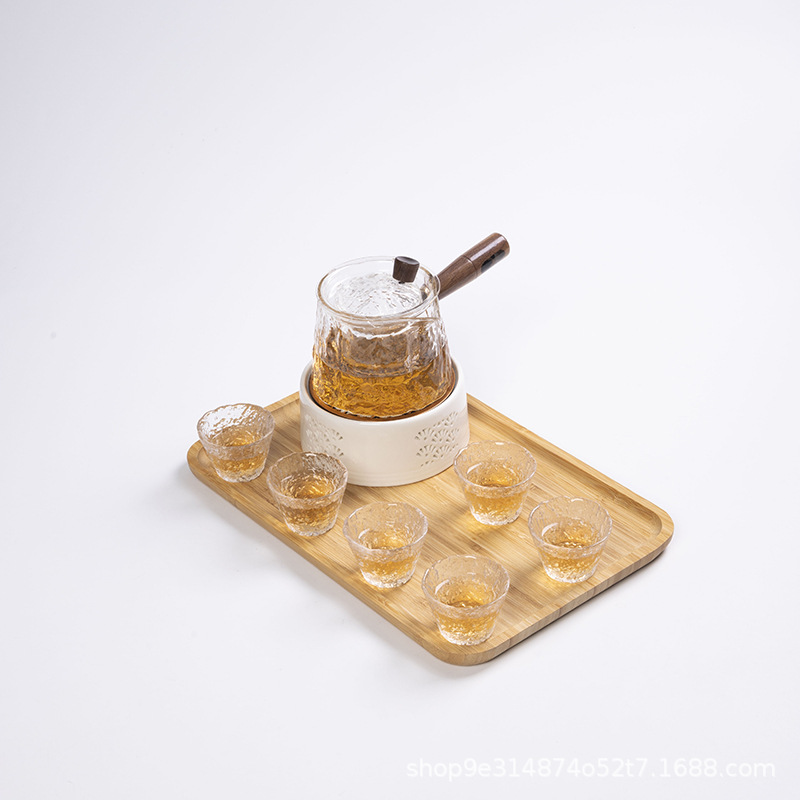 Candle Heating Warm Tea Stove Tea Stove Teapot Base Open Flame Glass Fruit Tea Flower Teapot Health Pot Set