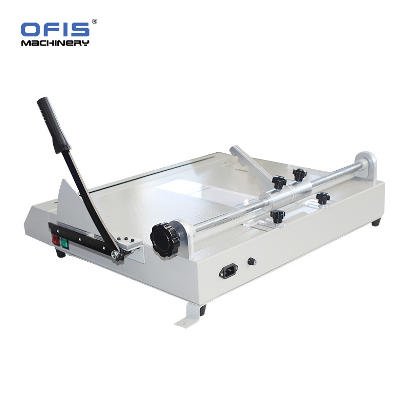 100P book case machine hardcover pressing groove center positioning book case machine A4/A3 vertical sealing machine