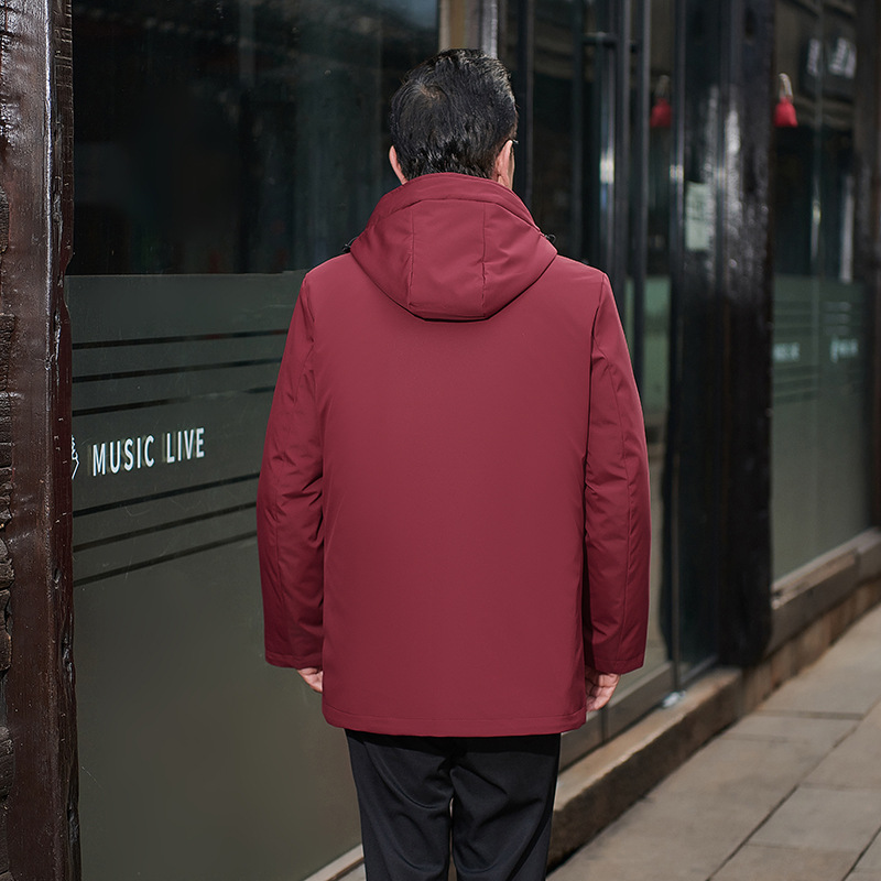 1106B Goose down Jacket with Removable Liner [Price Control 389] Dad's Jacket Parka