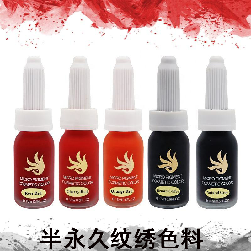 Цветная эмульсия для татуажа бровей, полупостоянный цвет татуажа, линия для татуажа бровей, туман для бровей, подводка для глаз, отбеливание губ, чистая растительная цветная эмульсия, легкость в окрашивании