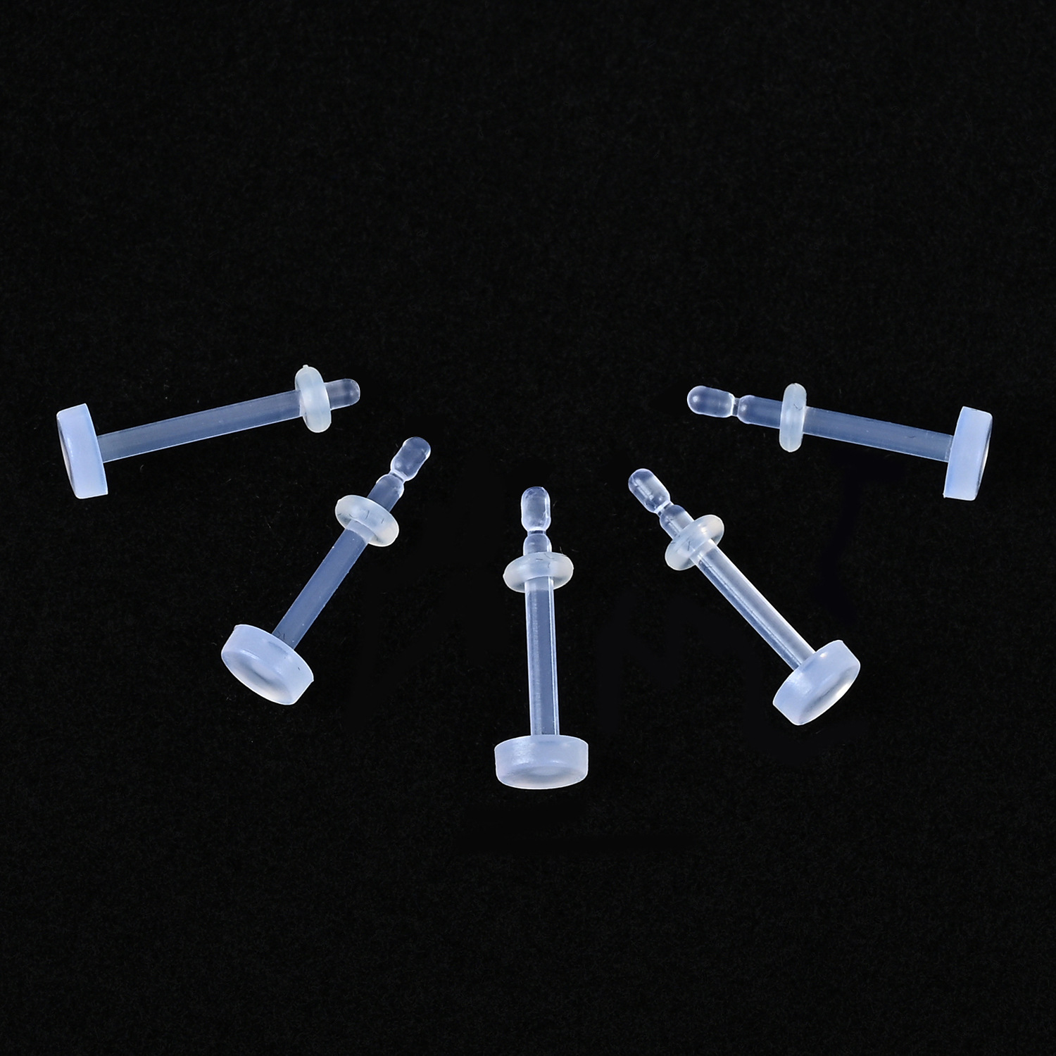 Transparent Simple Fashion Lip Nail Navel Nail Invisible Ear Bone Nail Eyebrow Nail Inserted Body Puncture Jewelry