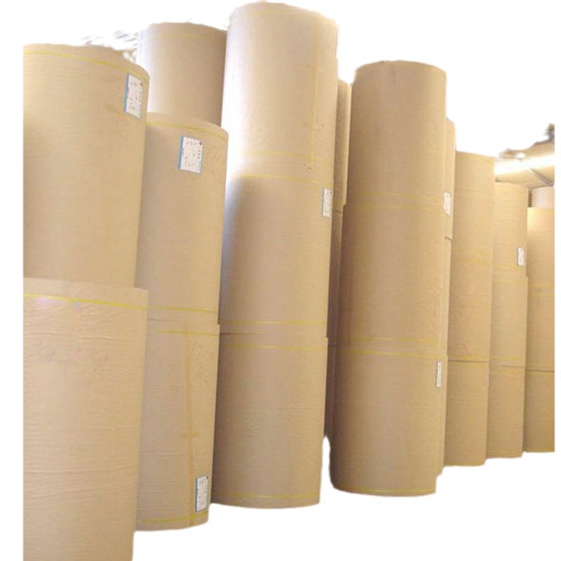 Yellow kraft paper factory direct kraft packaging paper roll kraft paper recycled kraft paper packaging paper printable film