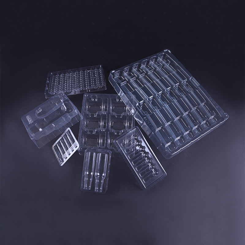 Shenzhen Factory Customized Blister Tray Pet Inner Tray Ps Flocking Pvc Vegetable Cloth Lined with Digital Turnover Plastic Packaging