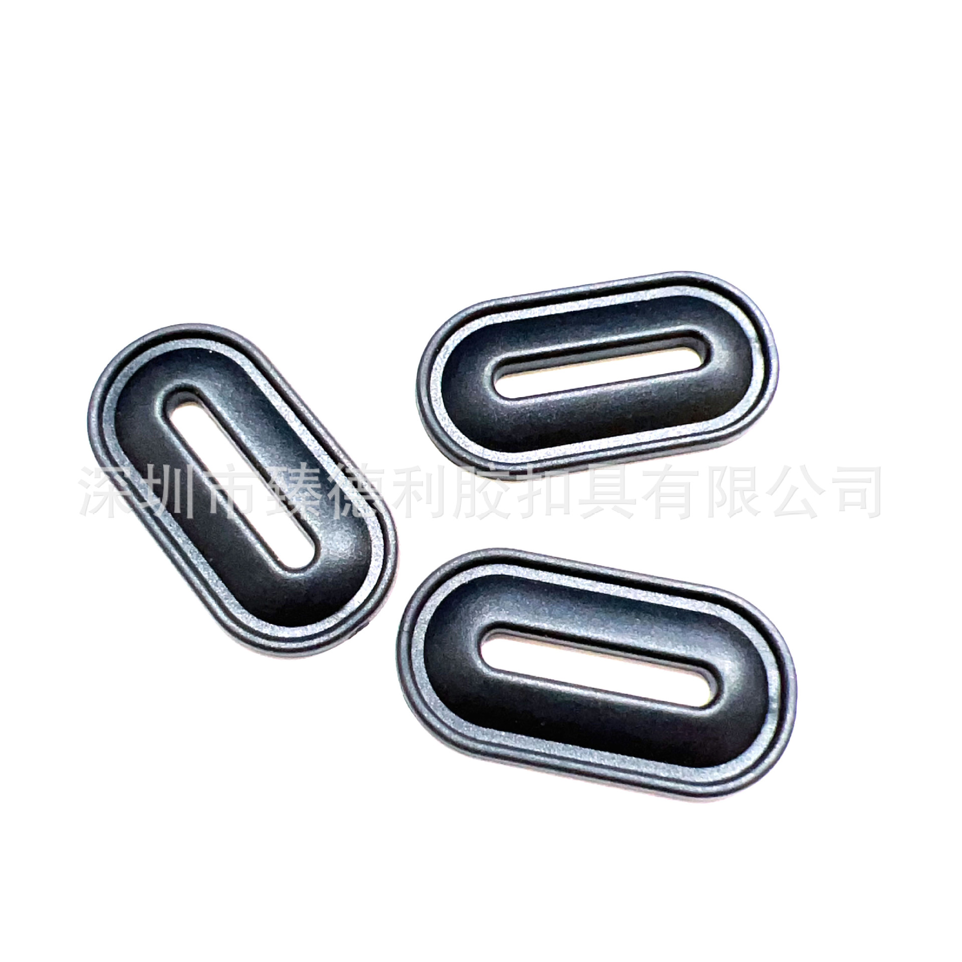 Oval Plastic Car Wire Square Buckle Soft Rubber Arm Bag Buckle Car Seam Buckle Handbag Luggage Clothing Accessories Rectangular Buckle