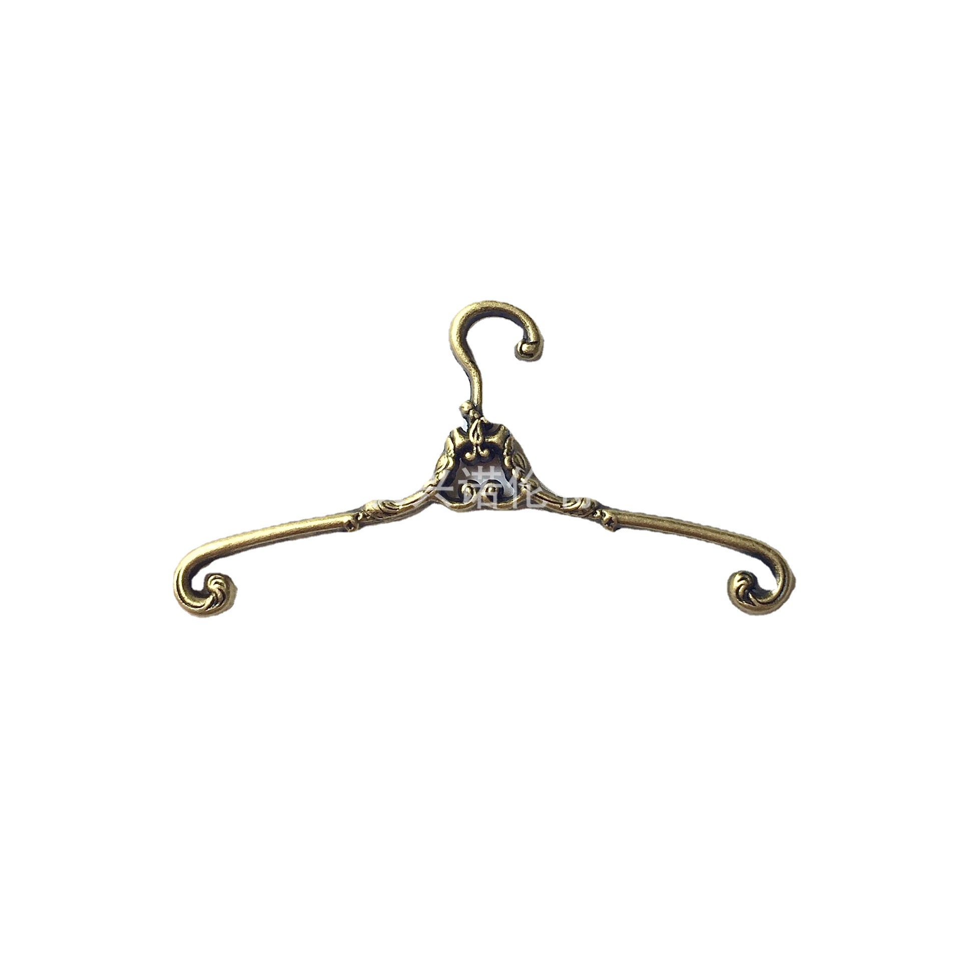 4cm high-grade retro metal mini hanger ob11 small size BJD12 doll clothes drying rack alloy