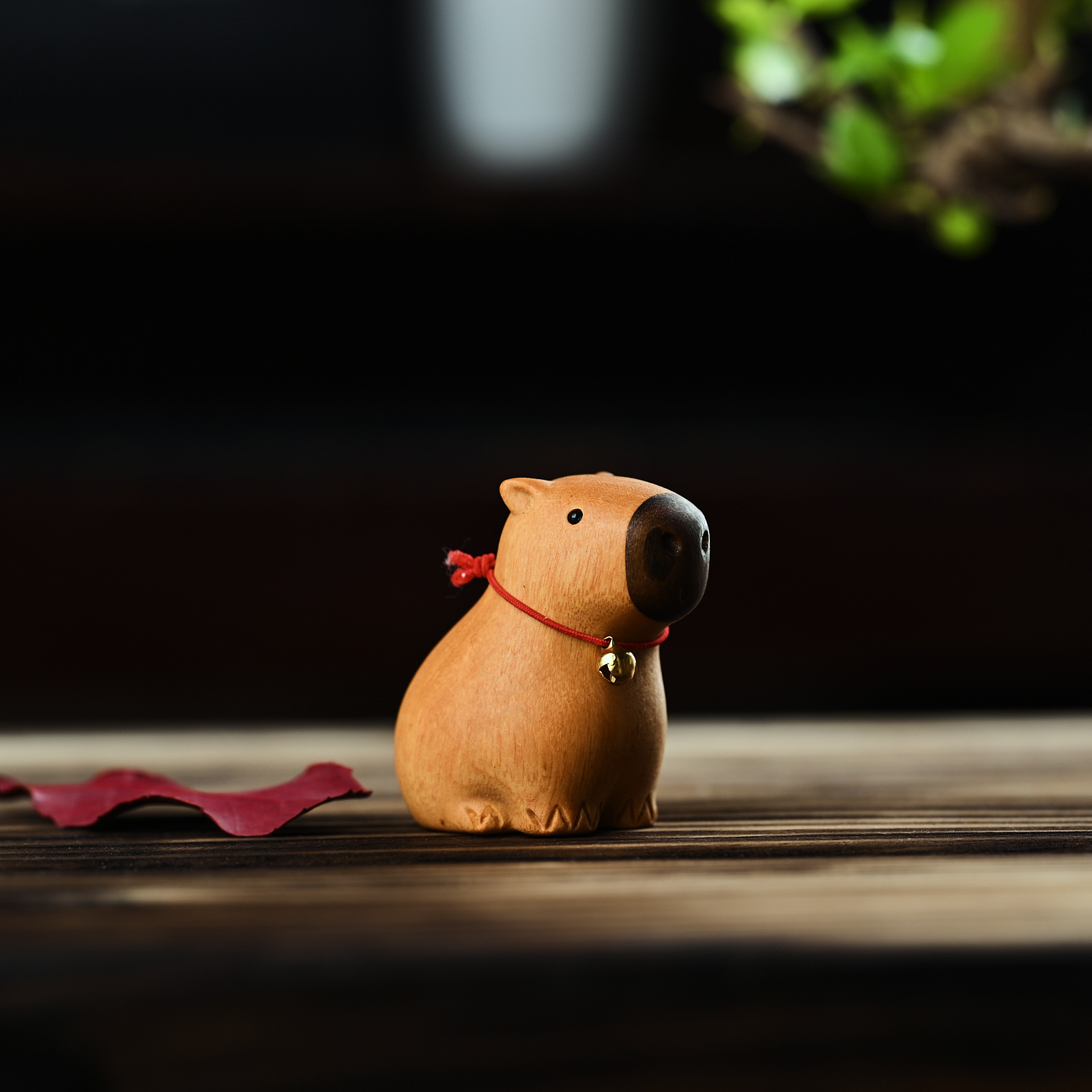 Kapi Bala Golden Sandalwood Handicraft Handicapres Decompression and Healing Creative Home Simple Wooden Desktop Decorations