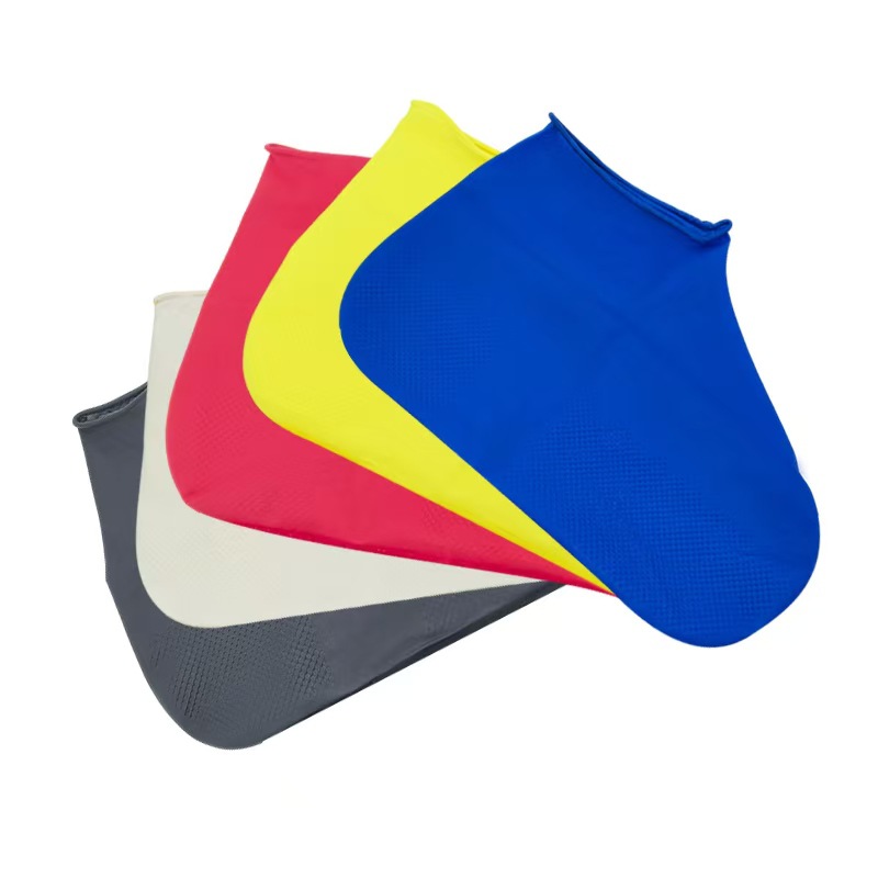 Wholesale Latex Shoe Covers Thickened Non-Slip Wear-Resistant Rain Shoe Covers Waterproof Men's and Women's Special Outdoor Shoe Covers Silicone Rain Boots
