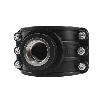 Universal PE steel inner wire increase interface Haff section emergency repair tee quick connector water distribution thread saddle plastic pipe