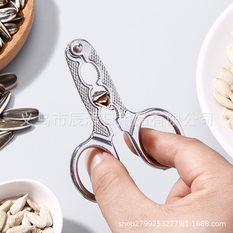 Multifunctional melon seed clip melon seed pliers peanut husker simple and convenient pine nut clip pumpkin sunflower seed husking tool
