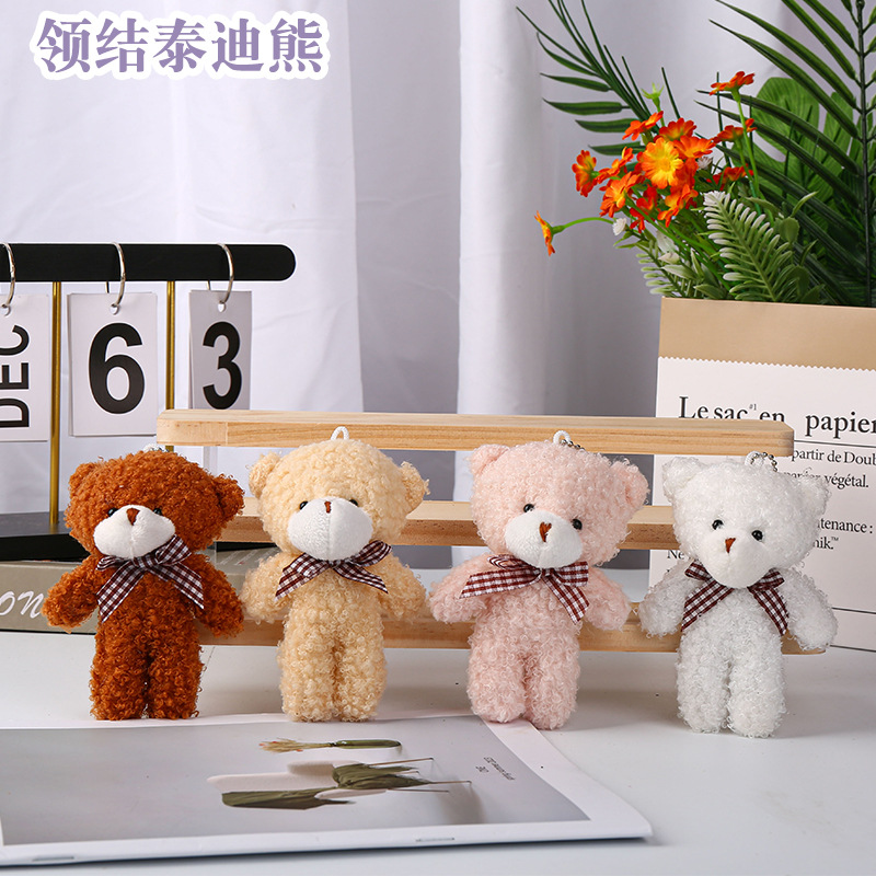Новая Милый Медведь Плюшевая Игрушка с Галстуком Тедди Мягкая Кукла Подарок на День Рождения Оптовая Торговля
