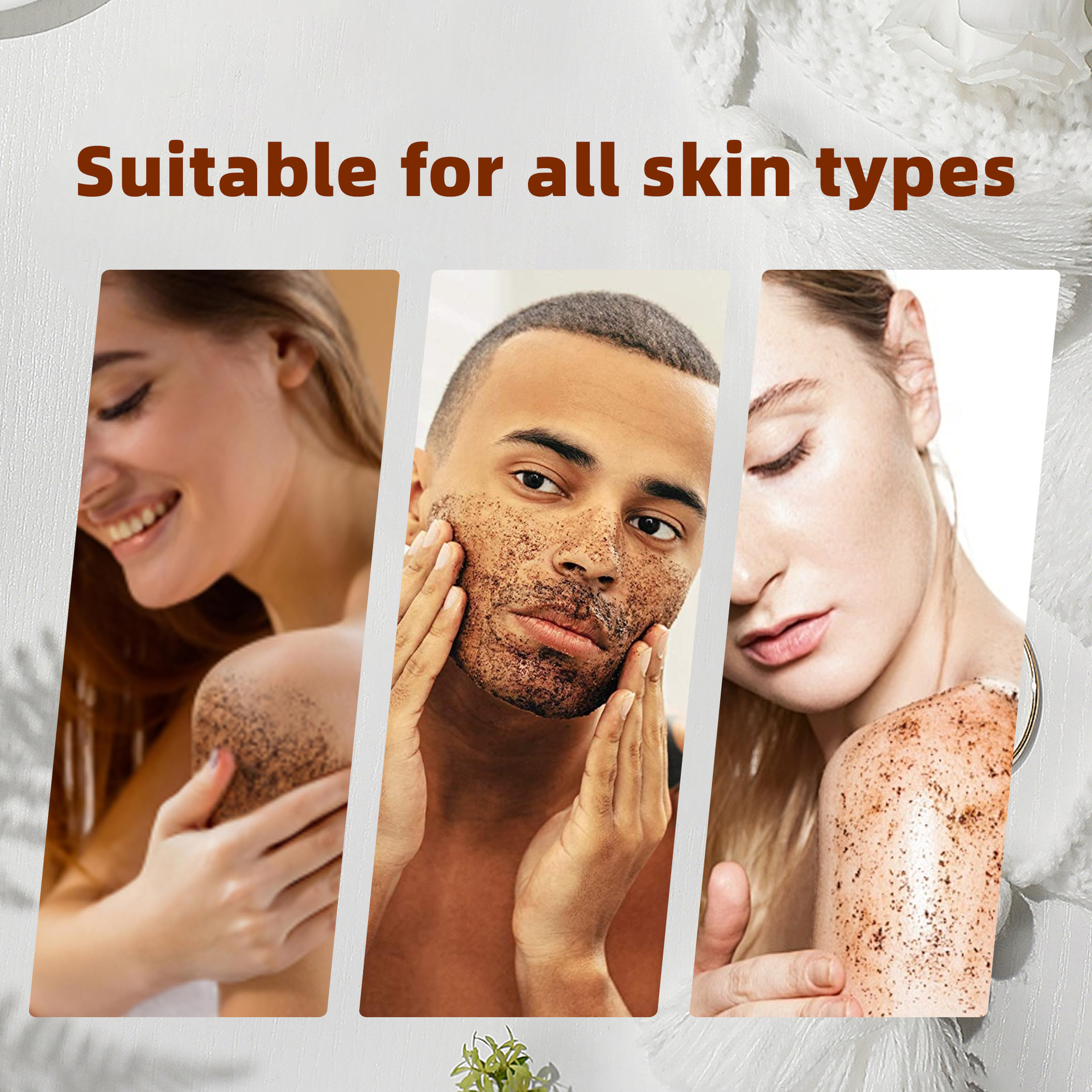 Cross-Border English Coffee Scrub Caffeine Body Scrub Export Bath Coffee Body Scrub