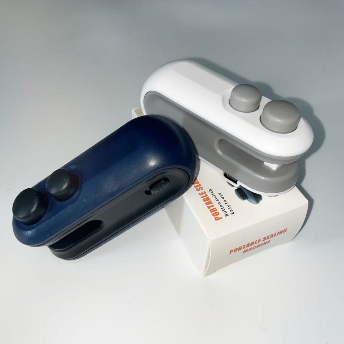 Cross-Border Mini Sealing Machine, Dual-Purpose Cutting and Sealing Buttons, Easy to Prevent Hand Injuries, Snack Preservation Sealing Machine, Factory Direct Sales