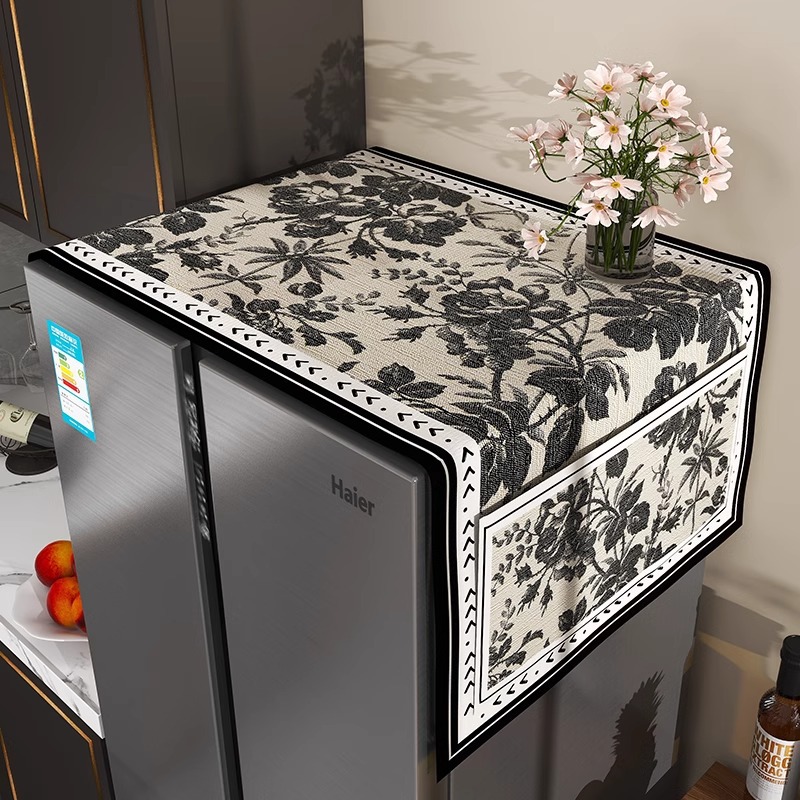 Чехол для холодильника, пылезащитный чехол для бытовых одно- и двухдверных моделей, новый чехол для стиральной машины 2025, вертикальный, цельный, дропшиппинг