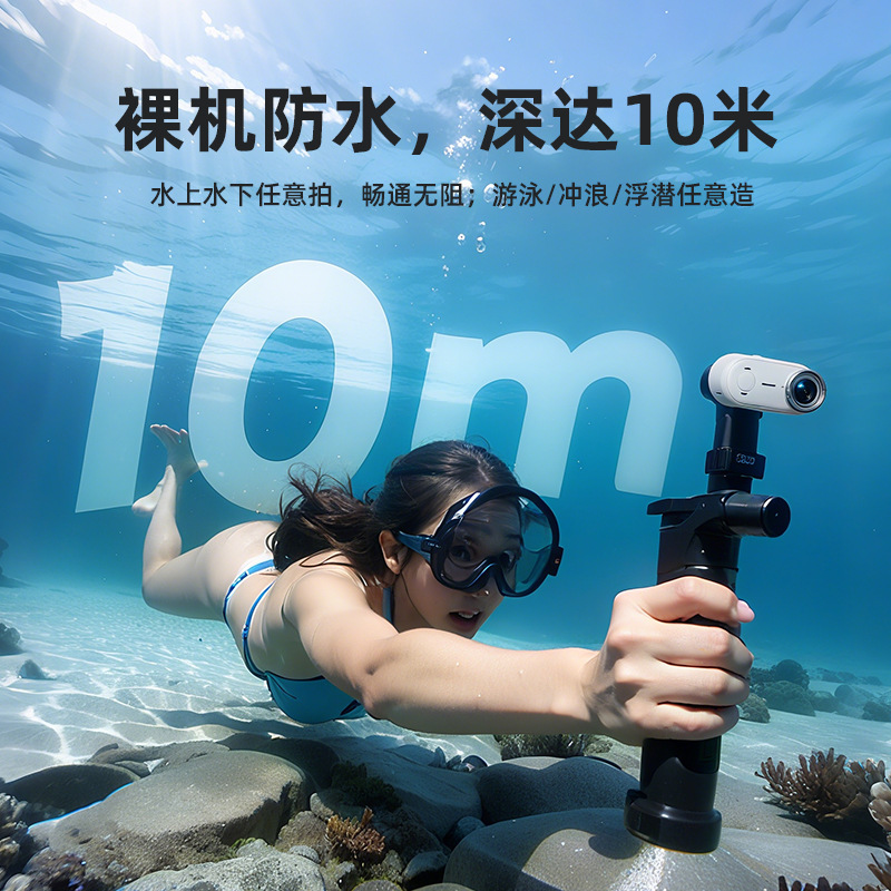 New True 4K Anti-Shake Pet Camera Vlog Recorder for Cats and Dogs, Neck-Mounted First-Person Perspective High-Definition Camera