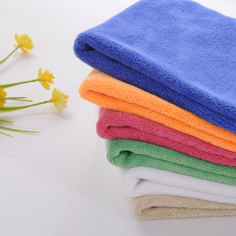 Small Towel Housekeeping Cleaning Wipe Thickened Water Absorbing Wipe Floor Wipe Glass Car Wash Wipe Tablecloth Fiber Square Towel
