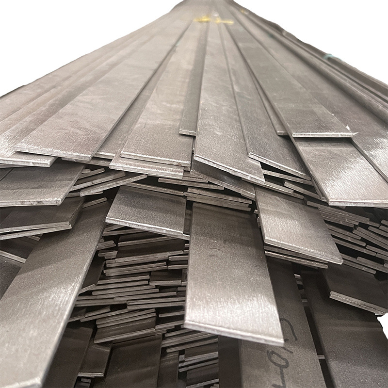 Customized Stainless Steel Flat Steel Supply Stainless Steel Brushed Polished Solid Square Steel Flat Bar Cold Drawn Stainless Steel Flat Steel