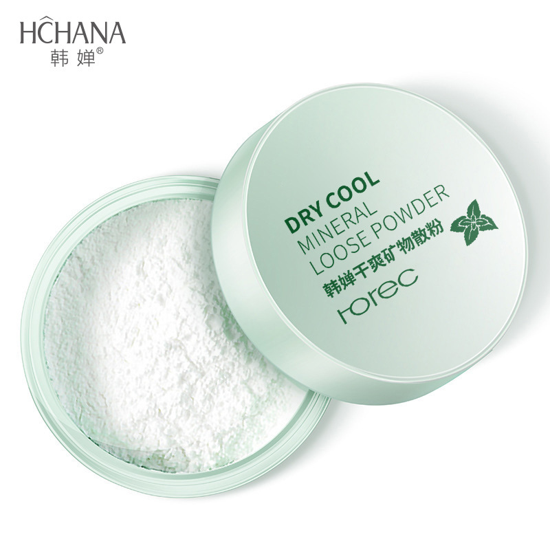 Han Chan dry mineral powder light and easy to carry natural makeup powder refreshing powder cosmetics wholesale