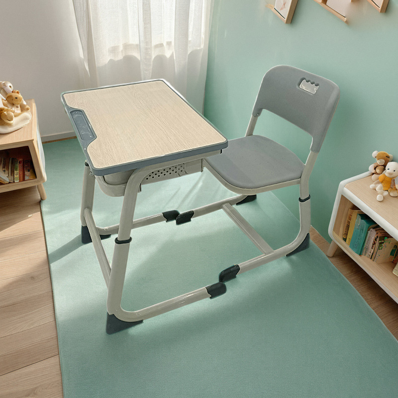 Single-Person Study Desks for Primary and Secondary Schools Are Training and Tutoring Institutions, School Desks and Chairs, Adjustable Desks and Chairs for School Classrooms