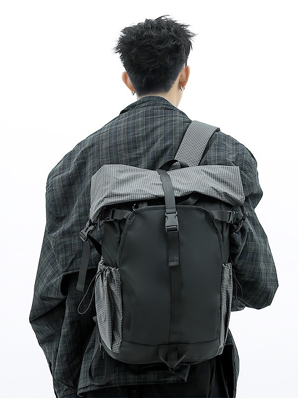 Cross-border Large Capacity Fashion Backpack High-end Sense Casual Unisex Travel Waterproof Backpack Computer Bag