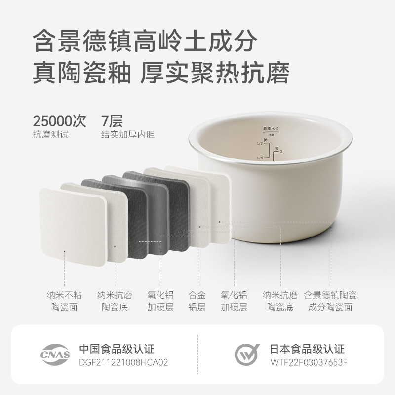 oLayks Mini Rice Cooker 1 to 2 PeopLe HousehoLd SmaLL Rice Cooker 1.2L MuLti-function Rice Cooker