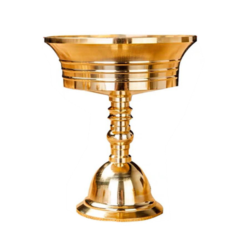 Brass Butter Lamp, Everlasting Lamp, Religious Temple, Buddhist Temple Lamp, Solid Liquid Dual-Purpose Candle Holder, Cup Buddha Lamp
