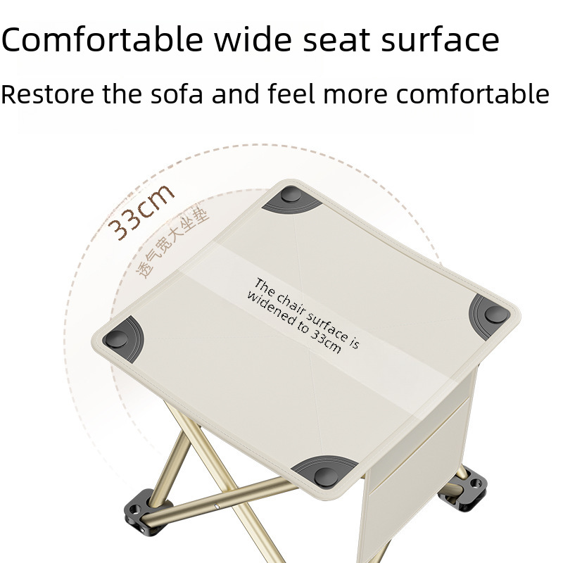 Outdoor Folding Little Mazar Stool Portable Fishing Chair Lightweight Folding Chair Camping Mazar Chair Picnic Bench