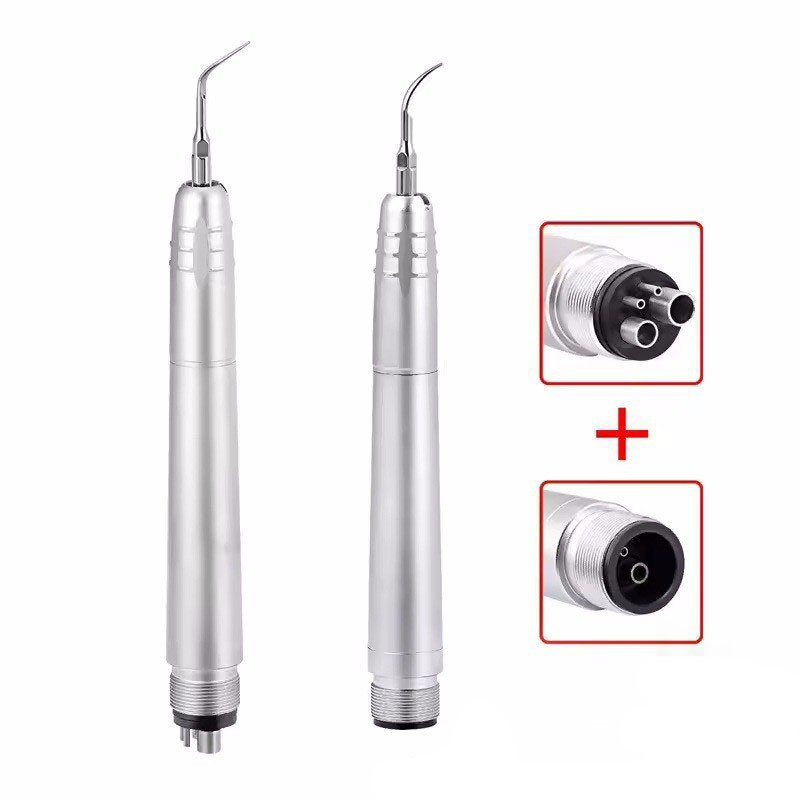 Source Factory Dental Accessories Ultrasonic Pneumatic Tooth Cleaner Oral Tooth Cleaning 4 Holes 2 Holes Tooth Cleaner Wholesale Cross-Border