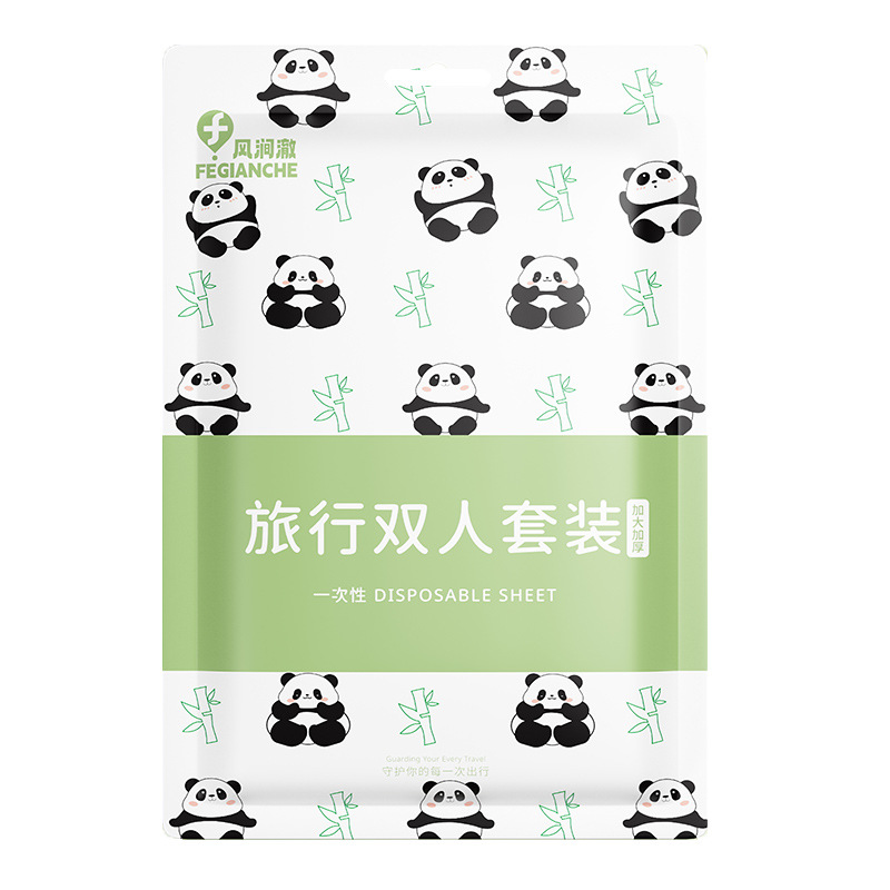 Disposable Bed Bed Sheets, Cotton Quilt Cover, Four-Piece Set, Thickeneded Printed Disposable Bed Bed Sheets, Beauty Salon Super Cost-Effective Dirty Bath