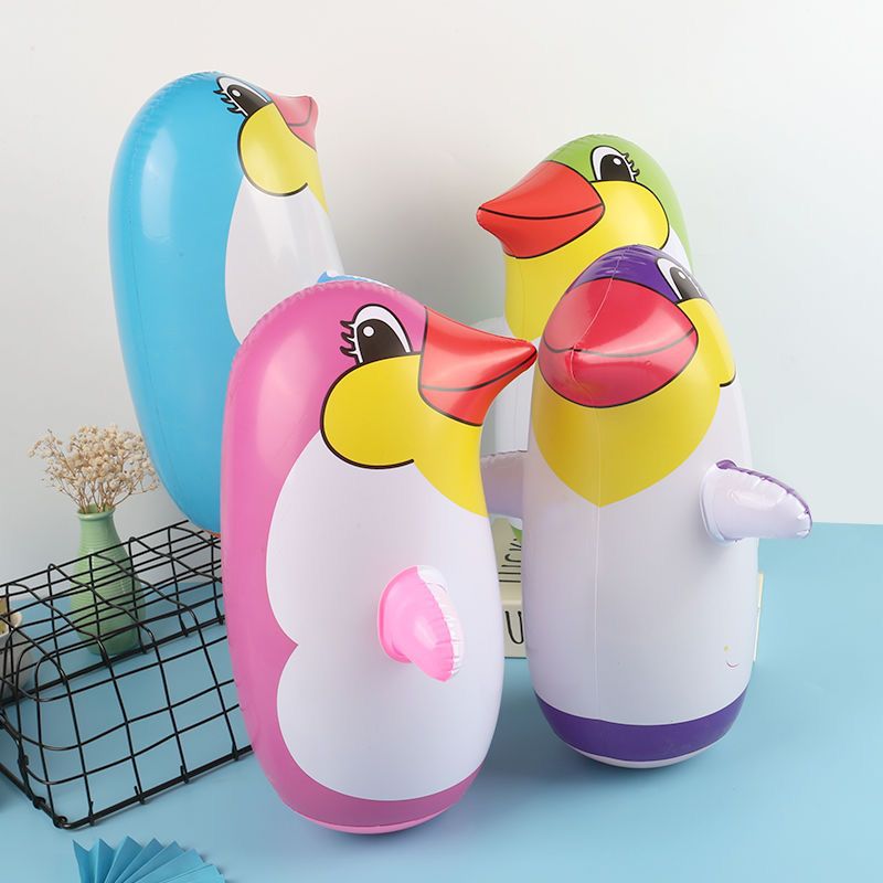 Inflatable Tumbler Toy Baby Large Boy and Girl Kidsren Baby Boxing Penguin Sandbag Educational Toy 3 Years Old 6