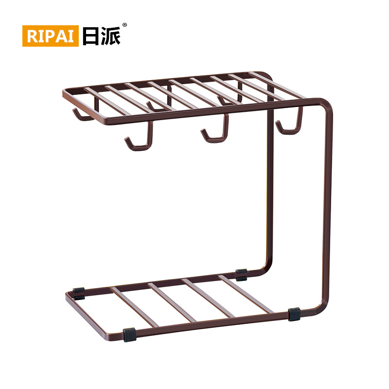 Customized Coffee Cup Holder Ceramic Cup Water Cup Holder Storage Rack Cup and Saucer Drain Storage Rack Mug Holder New Style