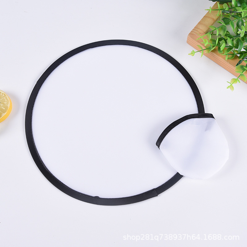 Travel Out Portable Cool Hand Rocking Fan Portable Shrinkable Folding Cloth Cover Fan DIY Group Fan Folding Fan Customization