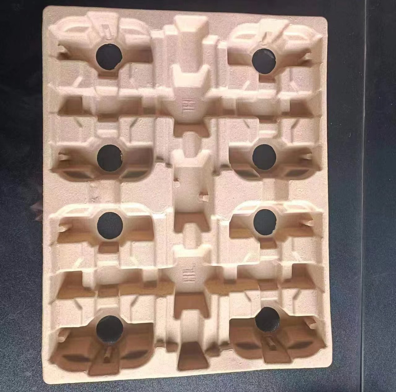 Chongqing Manufacturer Customized Pulp Molded Packaging Tray Water Meter Tray Electric Meter Tray Instrument Tray Pulp Tray