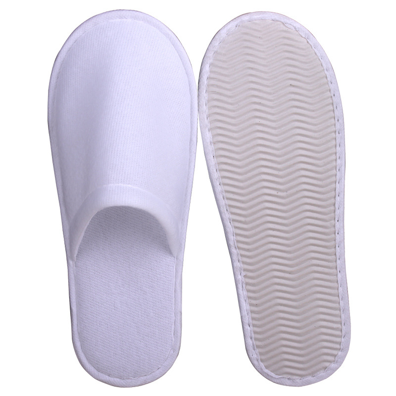 Wholesale disposable plush slippers Hotel Hotel Bed & Breakfast disposable slippers disposable brushed cloth slippers