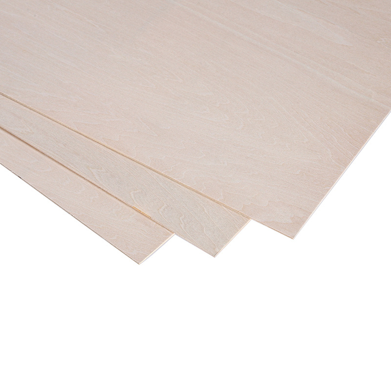 Wholesale 5mm glossy poplar wood splicing crafts plywood multi-layer plate laser cutting poplar plywood