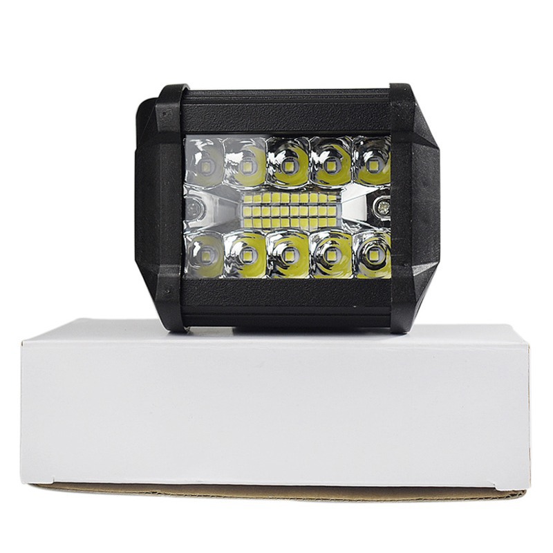 Car LED work light external auxiliary inspection light three-eye 4-inch 20LED 60W off-road vehicle modified spotlight
