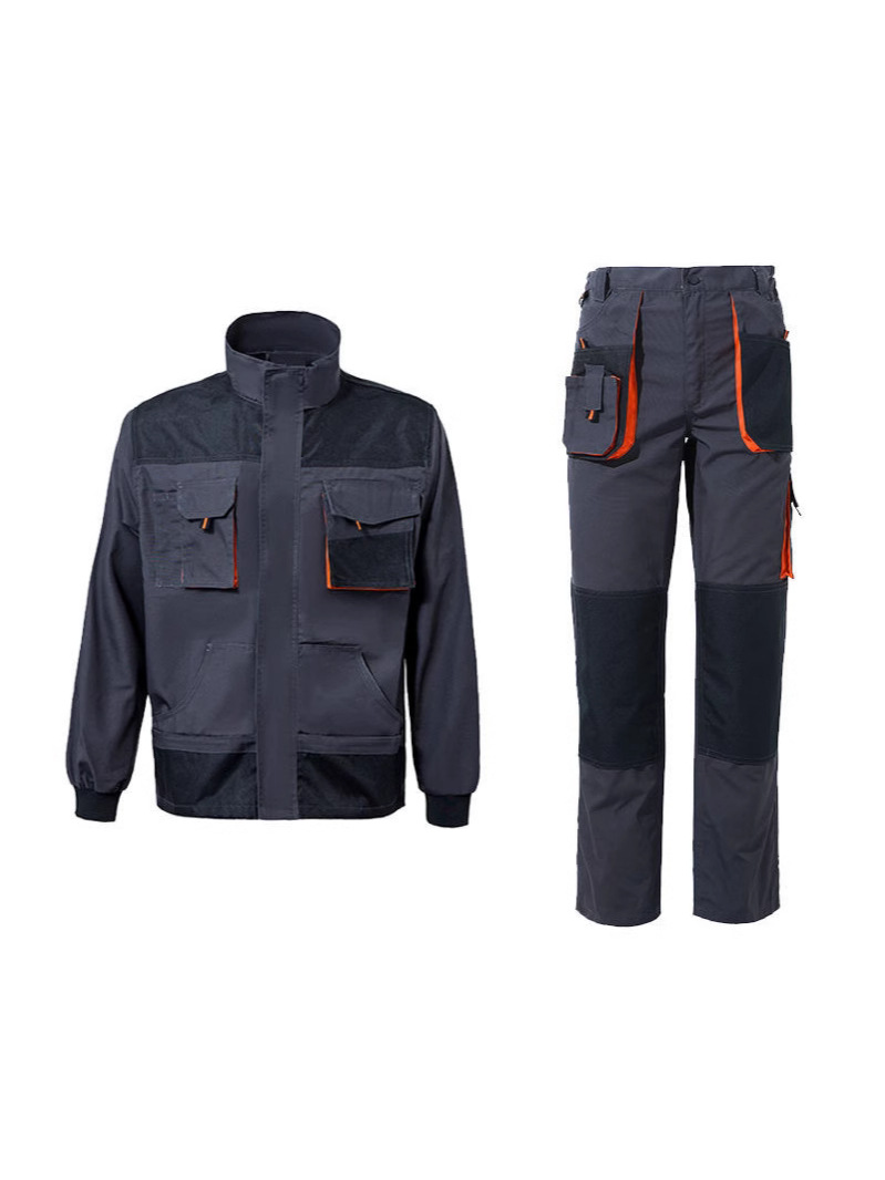 Cross-Border Three-Dimensional Large-Pocket Workwear Labor Protection Suit with Printed European and American Style Multi-Pocket Durable Workwear