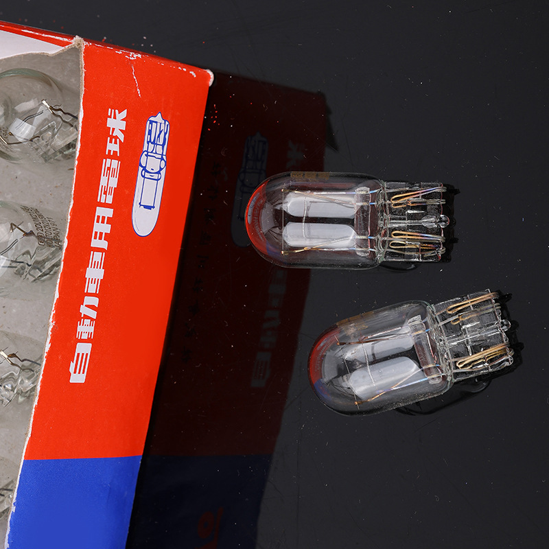 12V Original Car Brake Light Turn Signal Width Light Reversing Light T20 Japanese Car Tail Light Bulb Amber