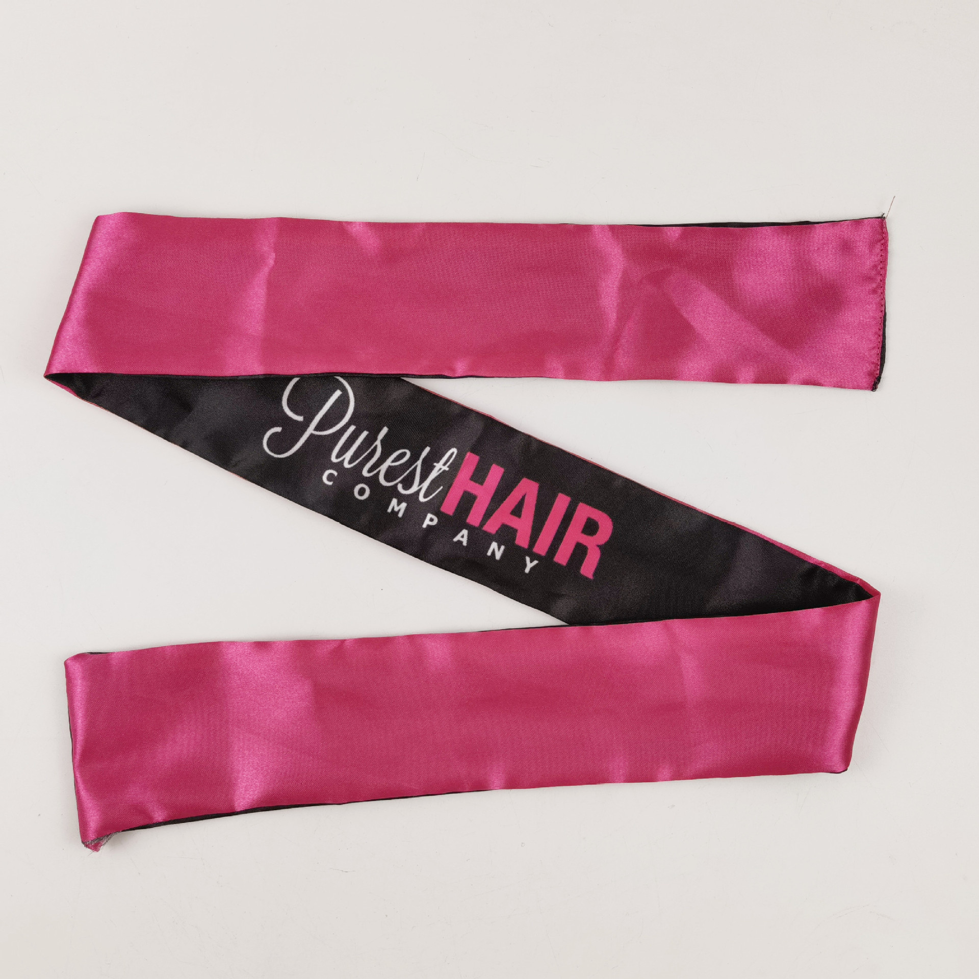 Cross-border e-commerce custom satin turban headband wig turban 110*6cmhead Edge Wrap Scarf