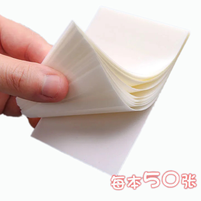 Transparent sticky note student note note note stickers tearable simple note paper ins note stickers N times note note