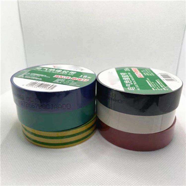 Electrical Tape Pvc Electrical Insulation Waterproof Tape High Temperature Resistant Flame Retardant Black 9/ 18m Ultra-Thin Et7 Large Roll