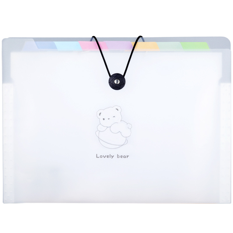 A4 file bag multi-layer organ bag student transparent insert test paper finishing artifact junior high school high school students classification test paper