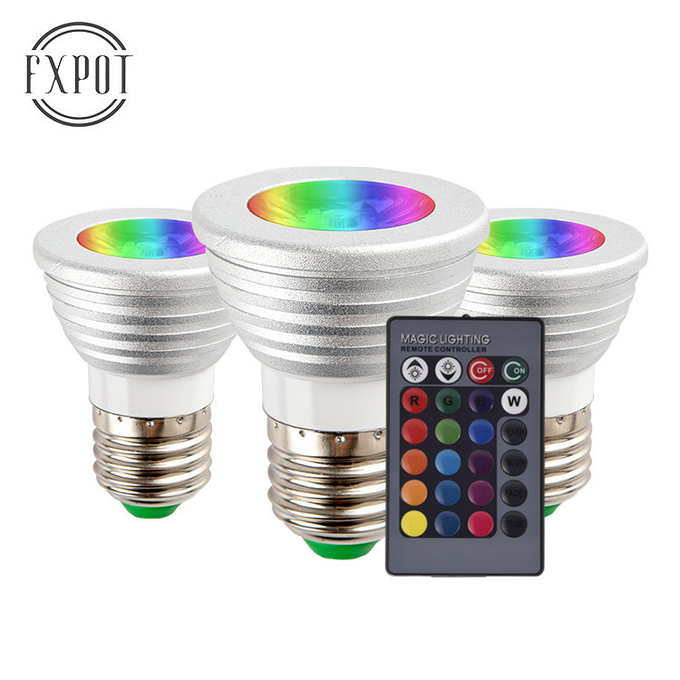 LED RGB 5W с пультом, цветной прожектор, RGBW GU10, постоянный ток, память и дистанционное управление, супер яркий