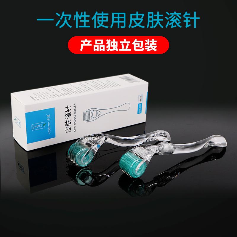 Микронедлевой роллер 540, игольчатый роллер для красоты, съемный, одноразовый, импортный, для волос и бороды