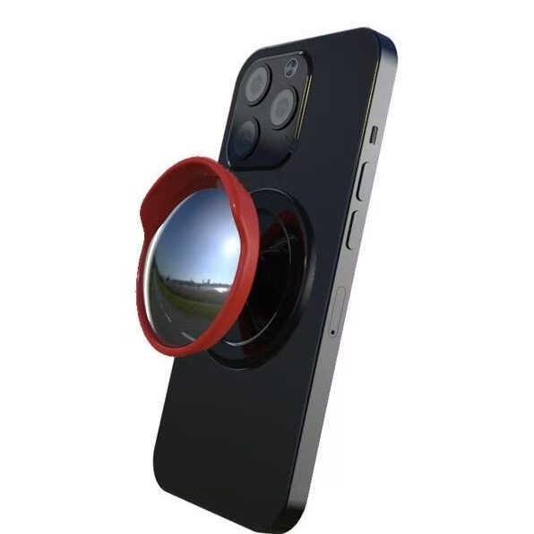 Niche Creative Wide-Angle Mirror Corner Mirror Portable Phone Stand Daily Photography Props Decoration