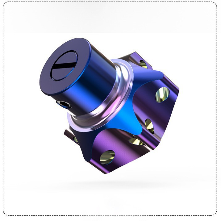 Motorcycle Electric Vehicle Modification Accessories Color Titanium Key Head Cover Scooter Key Cover Personalized Key Chain Decoration