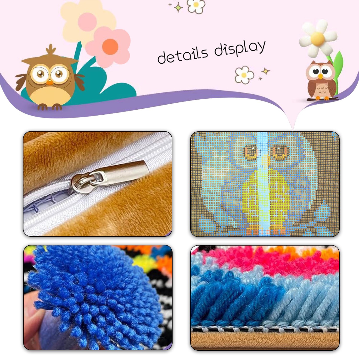 Pre-Sale Master's Poetry Technology Cross-Border Supply Handmade DIY Pillowcase Segment Embroidered Letters (Package) English Version