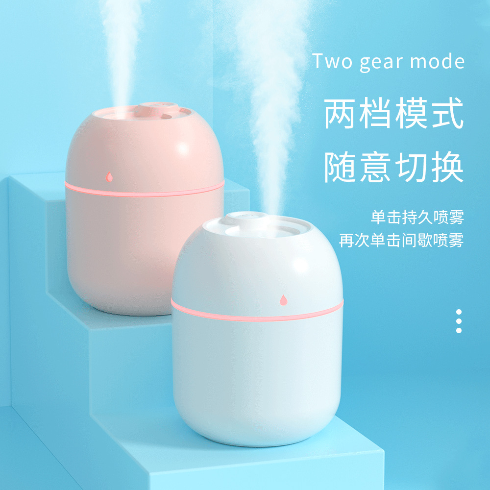 New Small Desktop Gift Humidifier Indoor Portable Silent Large Capacity Hydrating Single Hole Large Fog Humidifier